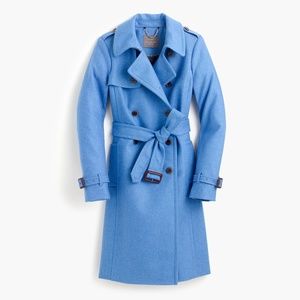 J Crew Wool Cashmere Icon Trench Coat 0P